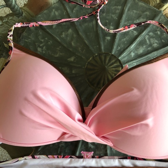 Sherrylo Tropical Pink Bikini NWT - Picture 3 of 5